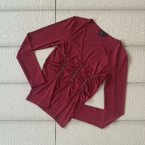 Moda International Corset Long Sleeve T-Shirt